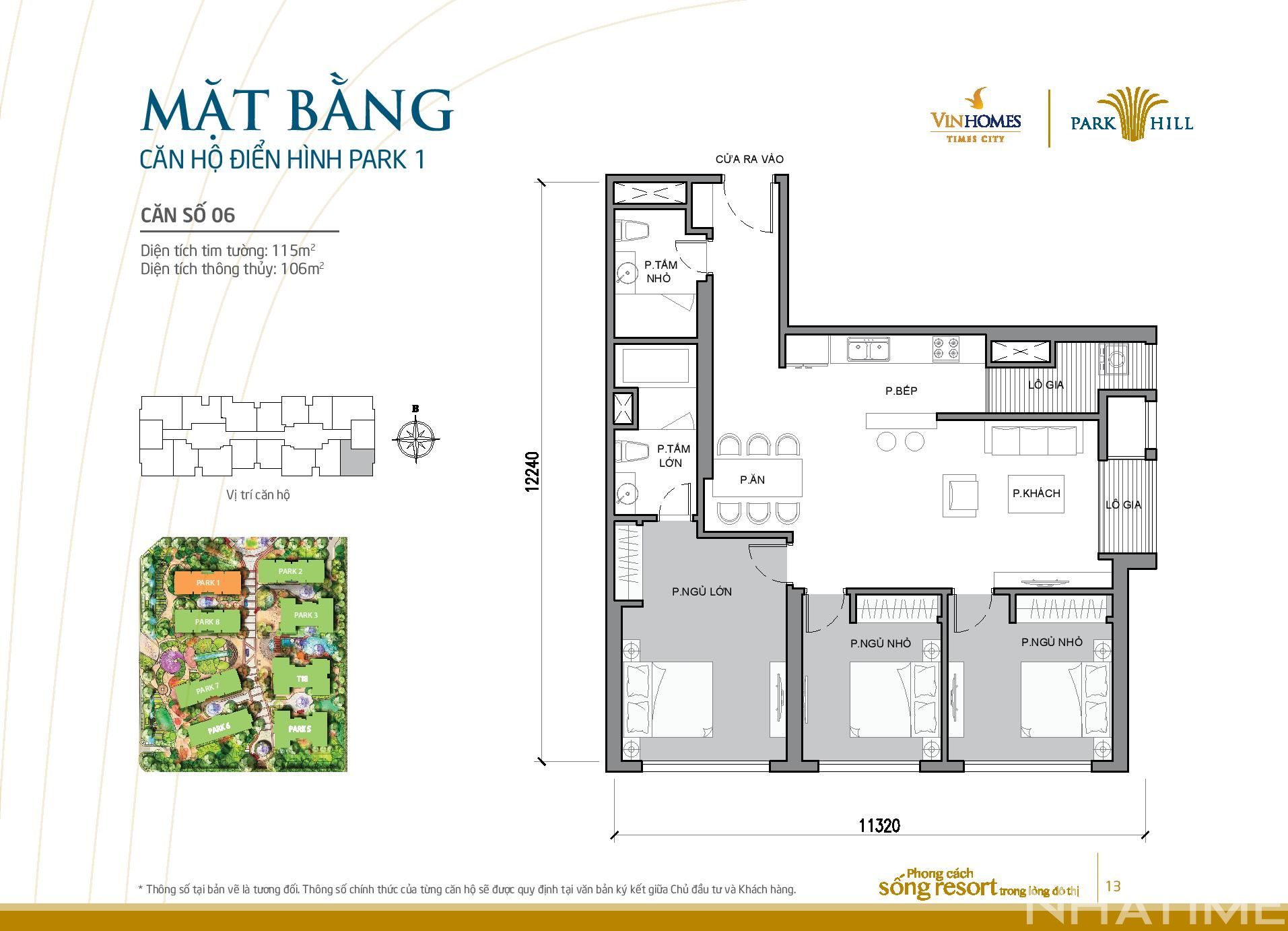 Bán căn hộ chung cư Park 1 Times City tầng 28 Floor Photo No.1