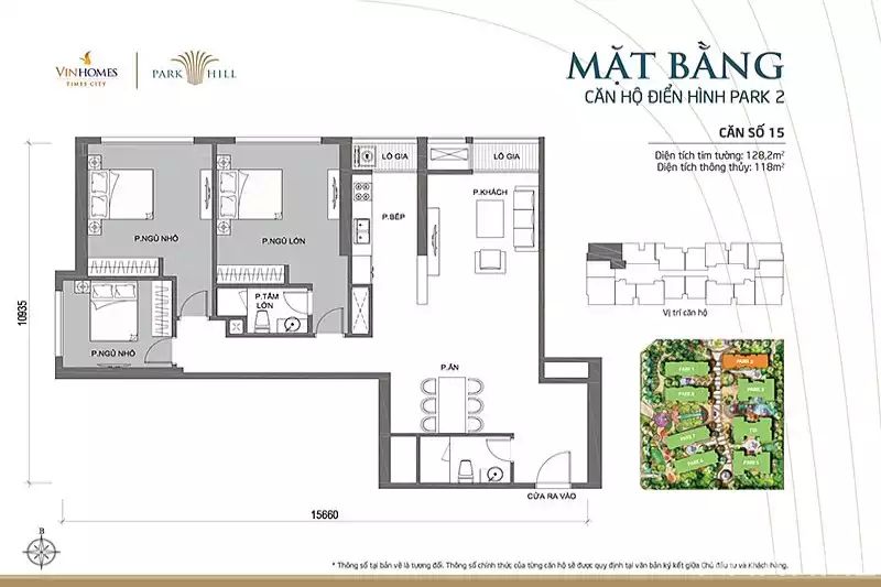 Bán căn hộ Park 2 Times City tầng 19 Photo No.7