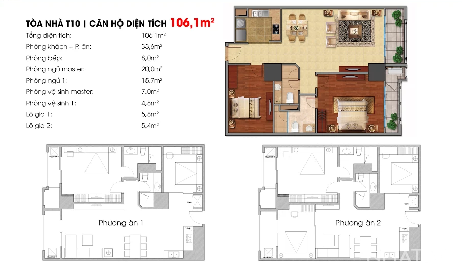 Cần bán 3pn 108m T10 Times City Floor Photo No.1