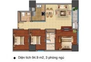 Cho thuê 3pn T18 đủ đồ có slot ô tô Floor Photo No.1