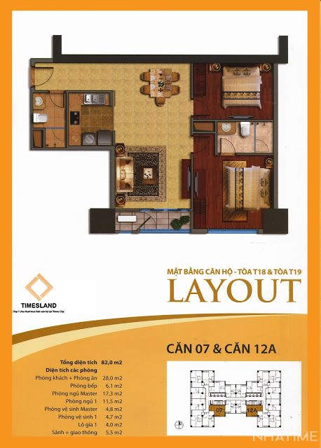 Cho thuê 2pn full đồ hoặc không đồ T18 view bể bơi Times City Floor Photo No.1