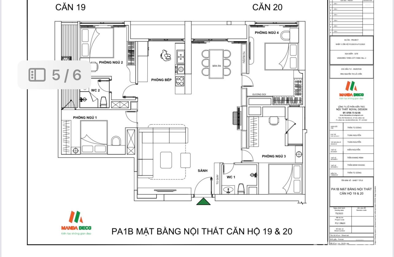 Bán đập thông 2 căn cạch nhau Dt 148m park 12 Floor Photo No.1