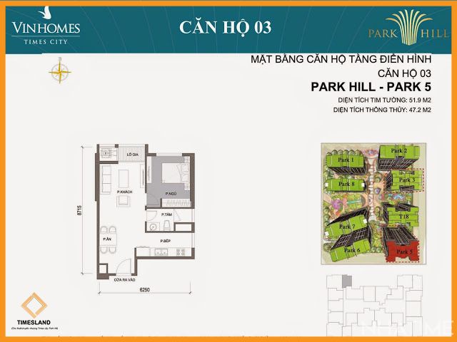 Cho thuê 01pn full đồ đẹp Park 05 Floor Photo No.1