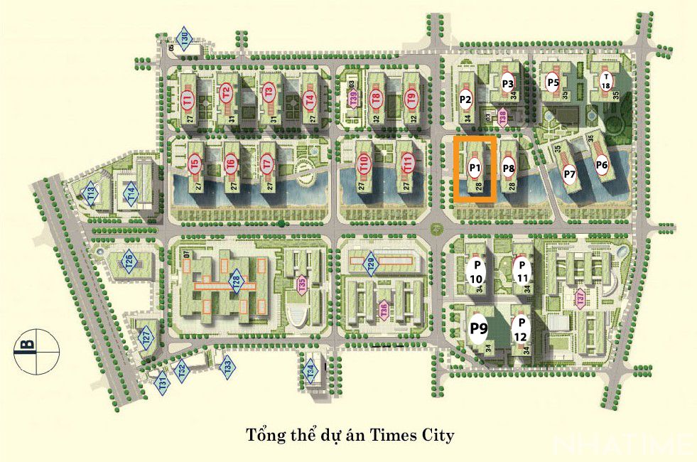 Bán 2pn tòa Park 01 Times City Floor Photo No.2