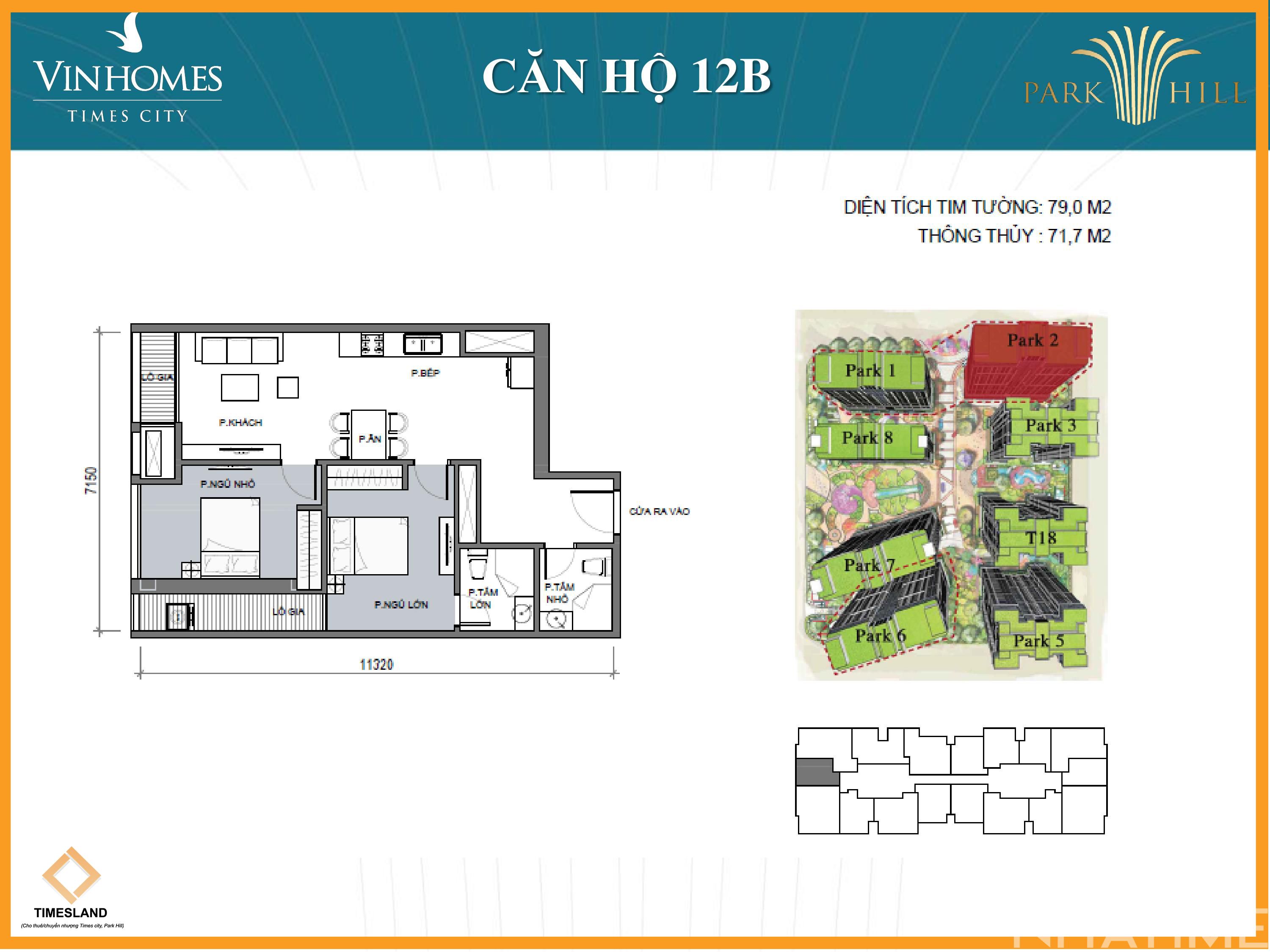 Bán 2Pn full đồ đẹp Park 02 Floor Photo No.1