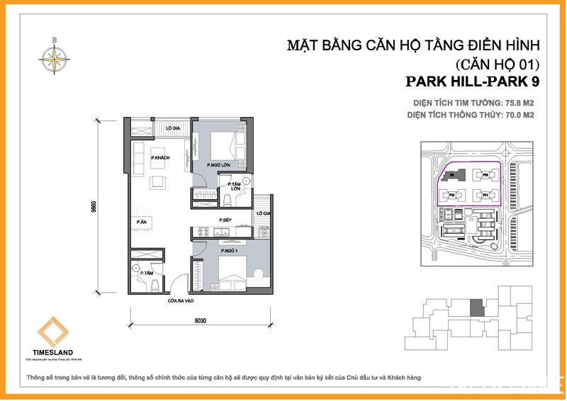 Bán 2Pn toà P09 Floor Photo No.1