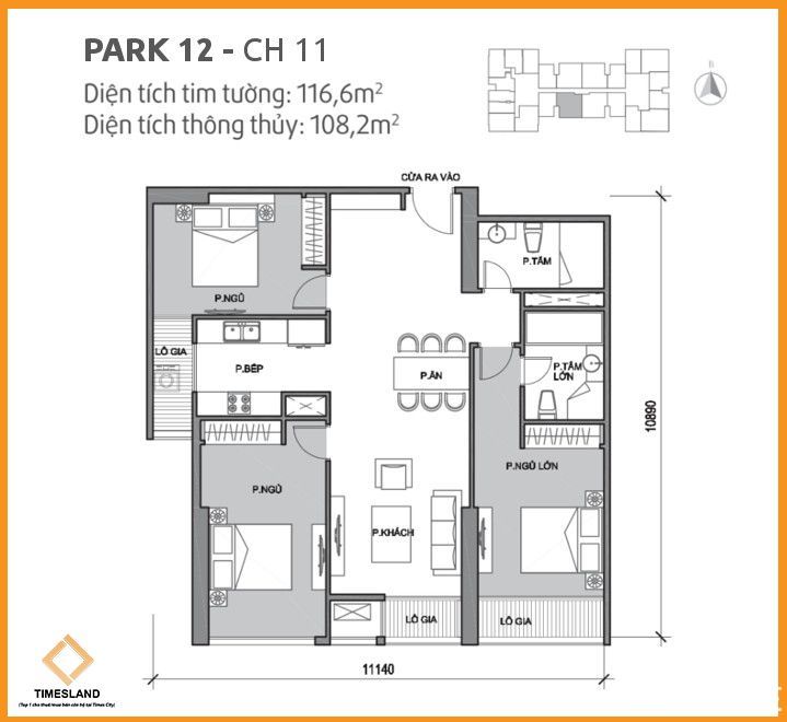 Bán 3Pn P12 Floor Photo No.1