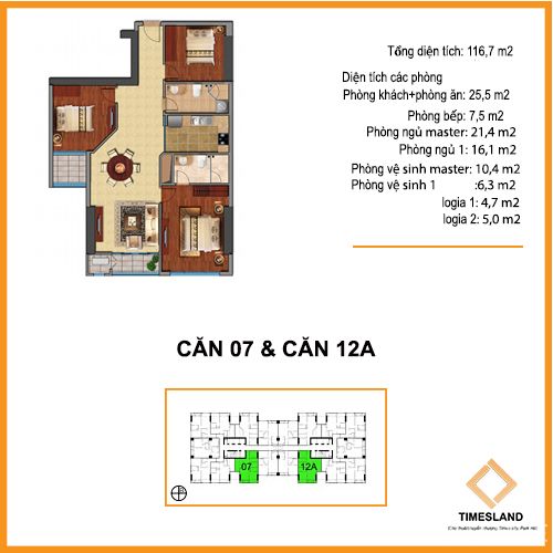 Bán 3Pn full đồ đẹp T03 times city Floor Photo No.1