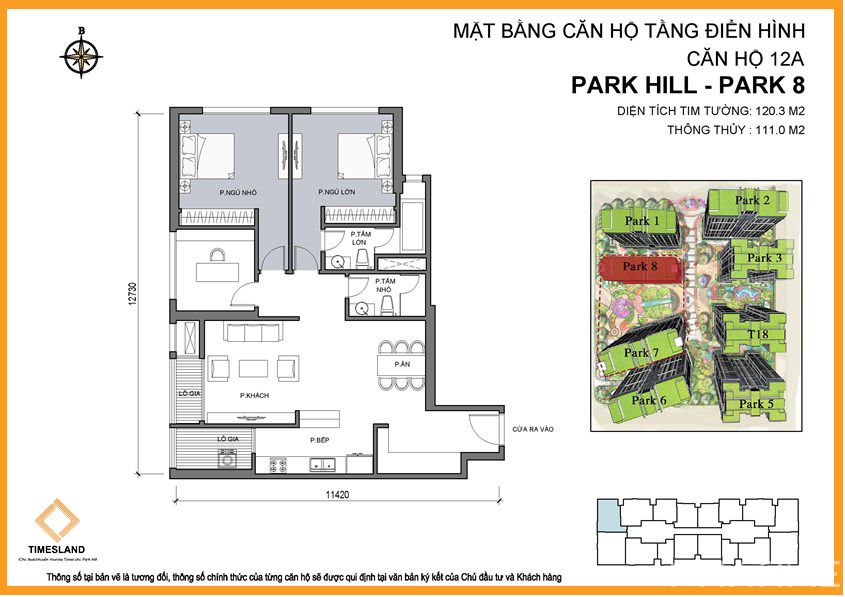 Bán 3Pn toà Park 08 Floor Photo No.1