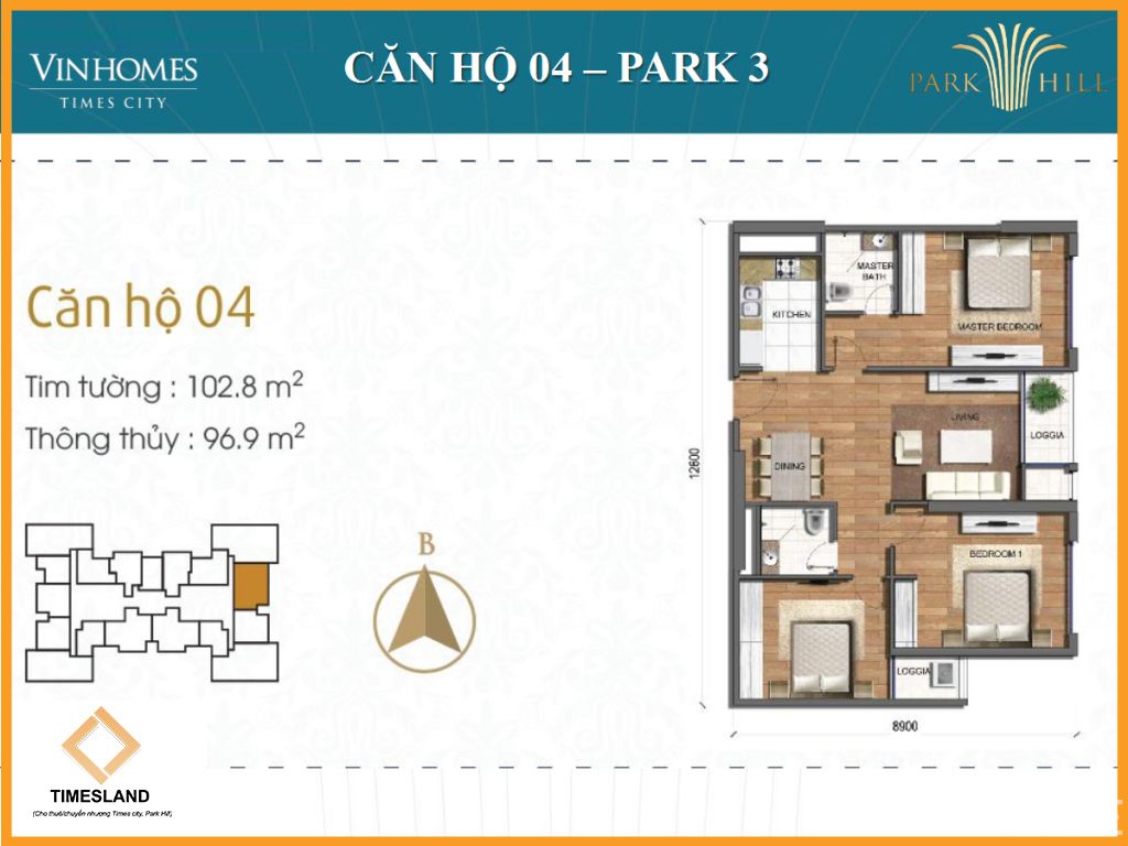 Cho thuê căn hộ Floor Photo No.1