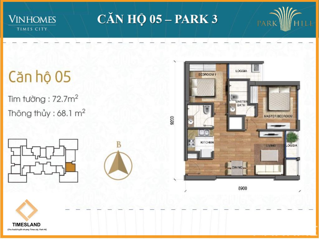 Cho thuê căn hộ Floor Photo No.1