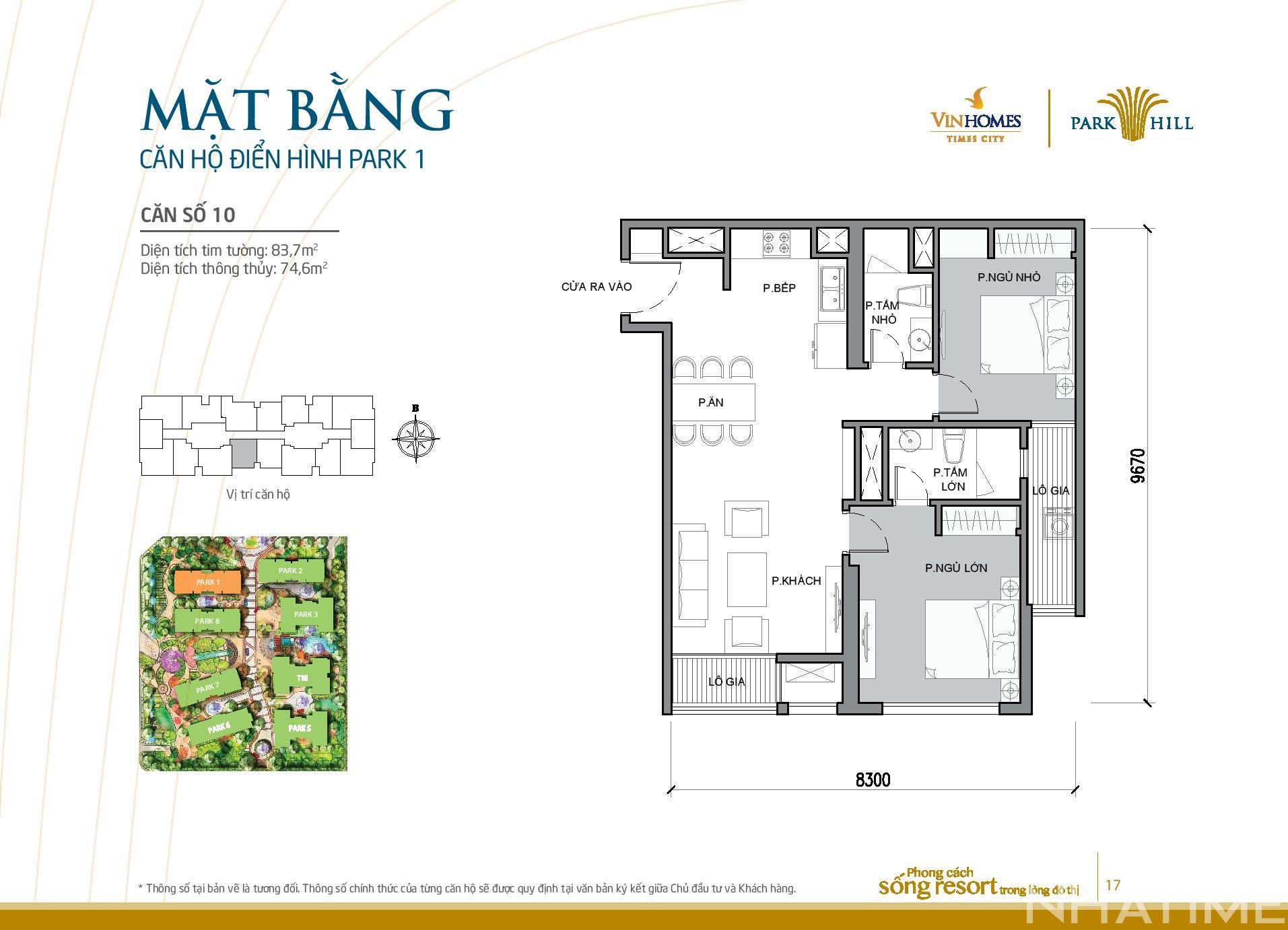 Cho thuê căn hộ 2 phòng ngủ Floor Photo No.1