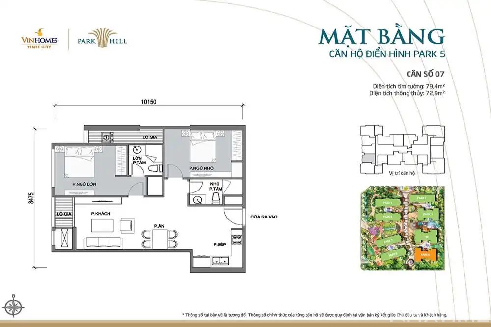 BÁN CĂN 2PN P5 79M2 GIÁ 6,7 TỶ Photo No.3