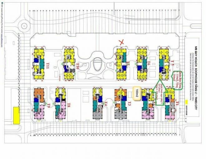 Sơ đồ Tòa Times City