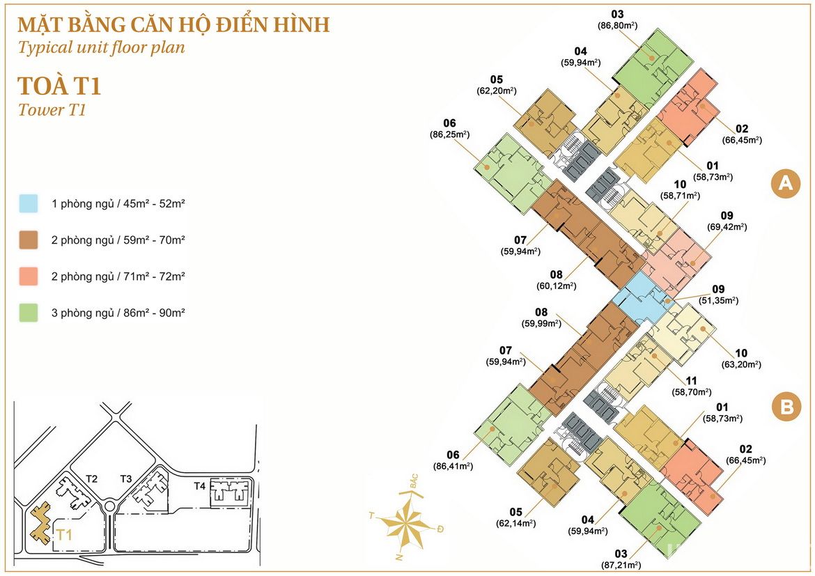 layout t1 masteri thảo điền Onview