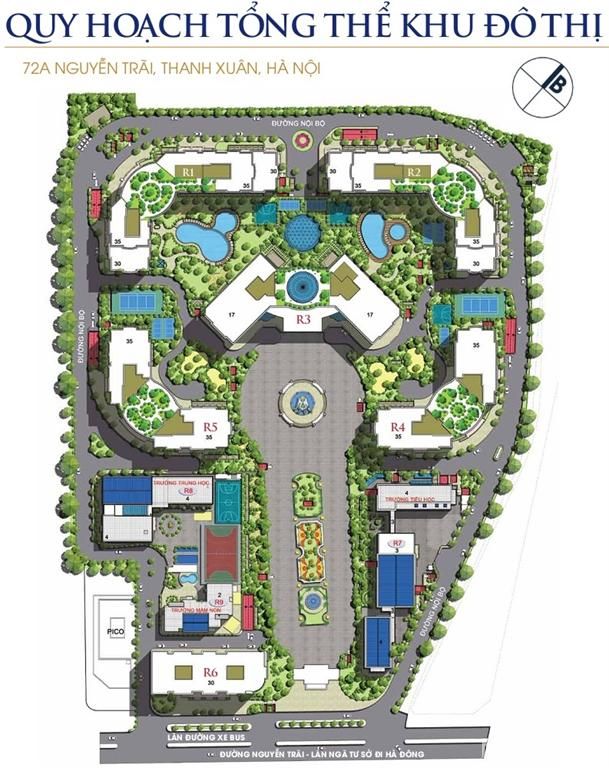 Mặt bằng Vinhomes Royal City