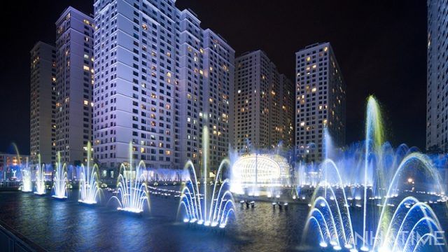 nhạc nước times city Onview