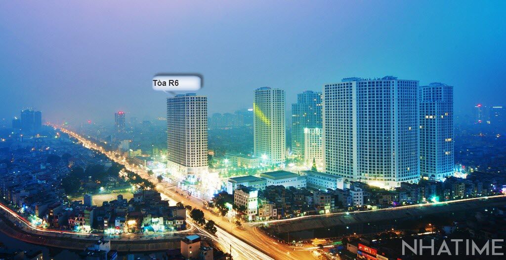 Tổng thể toà R6 Royal City 